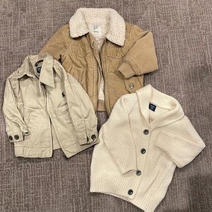 Cold weather jackets size 12m